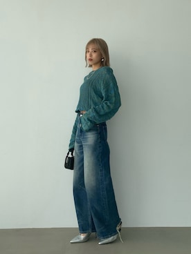 「EMODA（エモダ）のアイテム（パンプス）」を使った、西條 愛(EMODA)さん（レディース・164cm）の秋コーディネート