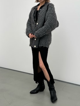 「EMODA（エモダ）のアイテム（ワンピース）」を使った、西條 愛(EMODA)さん（レディース・164cm）の春コーディネート