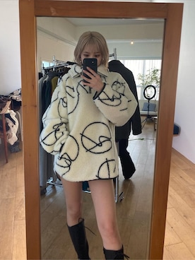 「EMODA（エモダ）のアイテム（その他トップス）」を使った、西條 愛(EMODA)さん（レディース・164cm）の秋コーディネート