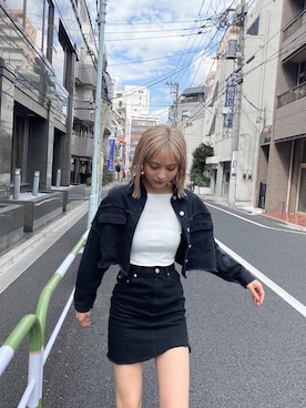 「SET UP」｜「アイテム（ジャケット/アウター）」を使った、西條 愛(EMODA)さん（レディース・164cm）の夏コーディネート