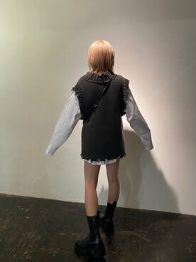 西條 愛(EMODA)さん（レディース・164cm）の秋コーディネート