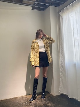 西條 愛(EMODA)さん(レディース・164cm)の冬コーディネート