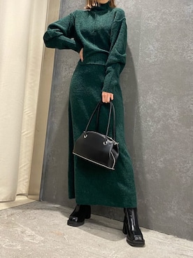 西條 愛(EMODA)さん（レディース・164cm）の秋コーディネート