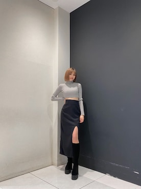 西條 愛(EMODA)さん（レディース・164cm）の冬コーディネート