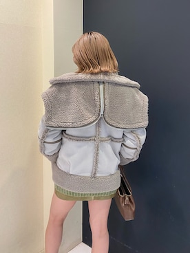 西條 愛(EMODA)さん（レディース・164cm）の冬コーディネート