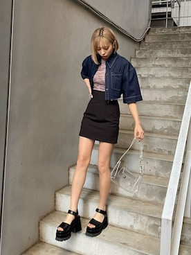 西條 愛(EMODA)さん（レディース・164cm）の春コーディネート