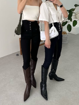 西條 愛(EMODA)さん（レディース・164cm）の春コーディネート