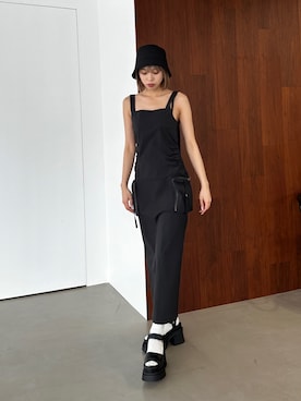 「EMODA（エモダ）のアイテム（ワンピース）」を使った、西條 愛(EMODA)さん（レディース・164cm）の春コーディネート