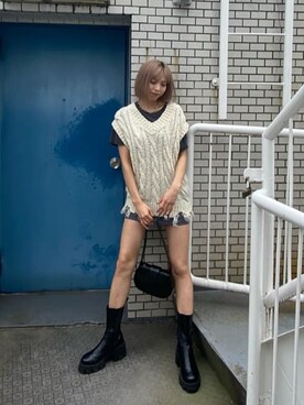 西條 愛(EMODA)さん(レディース・164cm)の夏コーディネート