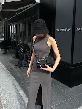 「EMODA（エモダ）のアイテム（ワンピース）」を使った、西條 愛(EMODA)さん（レディース・164cm）の春コーディネート