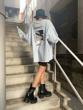 西條 愛(EMODA)さん（レディース・164cm）の冬コーディネート