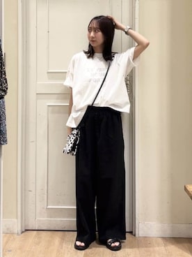 「studio CLIP（スタディオクリップ）のアイテム（バッグ）」を使った、さこ2442さん（レディース・161cm）の春コーディネート