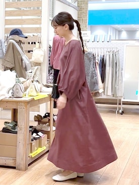 「アイテム（ワンピース/ドレス）」を使った、さこ2442さん（レディース・161cm・20代）の秋コーディネート