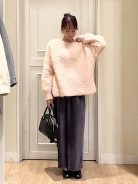 さこ2442さん（レディース・161cm）の冬コーディネート