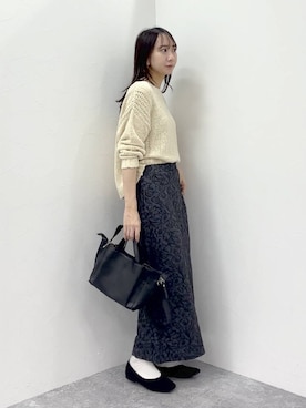 さこ2442さん（レディース・161cm）の冬コーディネート