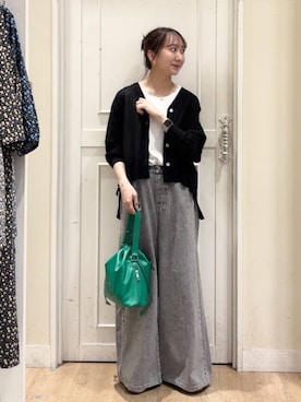 「studio CLIP（スタディオクリップ）のアイテム（バッグ）」を使った、さこ2442さん（レディース・161cm）の春コーディネート