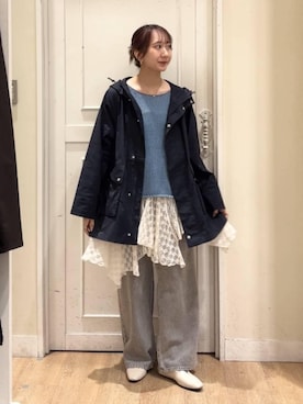 さこ2442さん（レディース・161cm）の冬コーディネート