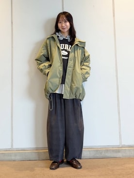 「studio CLIP（スタディオクリップ）のアイテム」を使った、さこ2442さん（レディース・161cm）の秋コーディネート