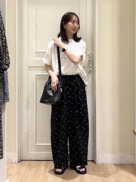 「studio CLIP（スタディオクリップ）のアイテム（トップス）」を使った、さこ2442さん（レディース・161cm）の春コーディネート