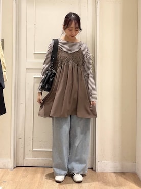 さこ2442さん（レディース・161cm）の春コーディネート