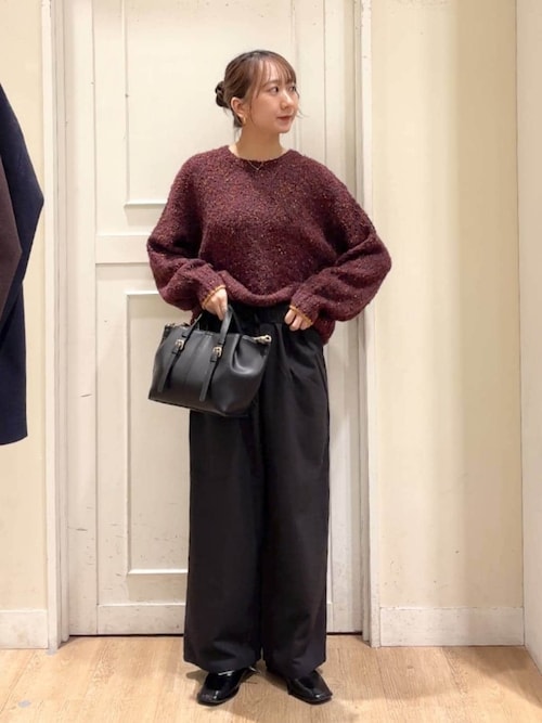 3ゲージツブツブヤーンチュニックニット（ニット/セーター）｜studio