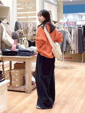 さこ2442さん（レディース・161cm）の冬コーディネート