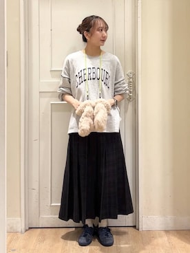 さこ2442さん（レディース・161cm）の冬コーディネート