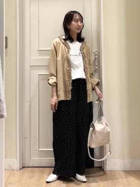 「studio CLIP（スタディオクリップ）のアイテム」を使った、さこ2442さん（レディース・161cm）の春コーディネート