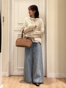 さこ2442さん（レディース・161cm）の冬コーディネート