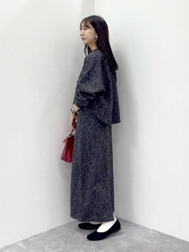 さこ2442さん（レディース・161cm）の冬コーディネート