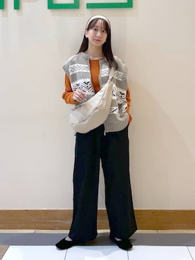 さこ2442さん(レディース・161cm)の秋コーディネート