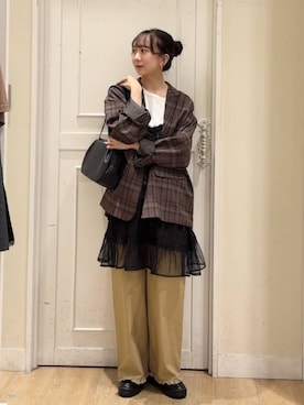 さこ2442さん(レディース・161cm)の秋コーディネート