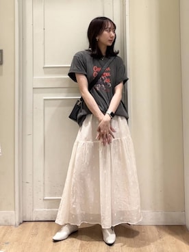 「studio CLIP（スタディオクリップ）のアイテム」を使った、さこ2442さん（レディース・161cm）の春コーディネート