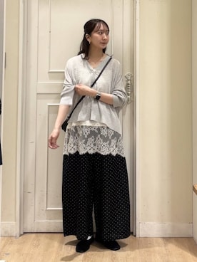 「studio CLIP（スタディオクリップ）のアイテム」を使った、さこ2442さん（レディース・161cm）の春コーディネート