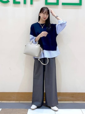 さこ2442さん（レディース・161cm）の秋コーディネート