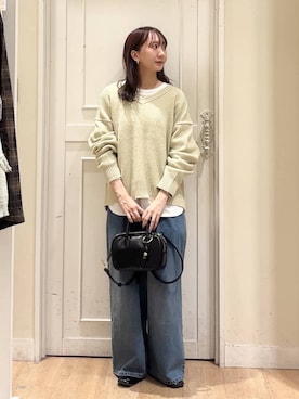 「アイテム（パンプス）」を使った、さこ2442さん（レディース・161cm・20代）の冬コーディネート