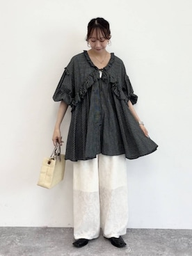 さこ2442さん（レディース・161cm）の夏コーディネート