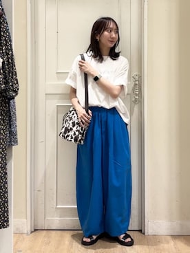 「studio CLIP（スタディオクリップ）のアイテム（トップス）」を使った、さこ2442さん（レディース・161cm）の春コーディネート