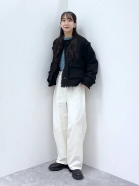 さこ2442さん（レディース・161cm）の冬コーディネート
