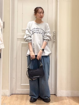 「studio CLIP（スタディオクリップ）のアイテム」を使った、さこ2442さん（レディース・161cm）の秋コーディネート