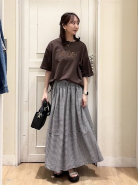 「studio CLIP（スタディオクリップ）のアイテム（バッグ）」を使った、さこ2442さん（レディース・161cm）の春コーディネート