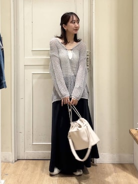 さこ2442さん（レディース・161cm）の春コーディネート