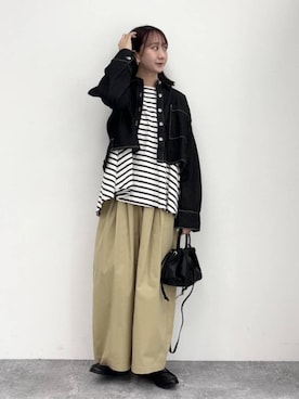 さこ2442さん（レディース・161cm）の春コーディネート