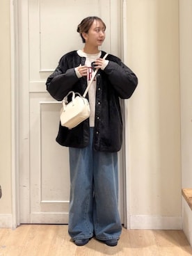 「アイテム（ブルゾン、その他）」を使った、さこ2442さん（レディース・161cm）の冬コーディネート