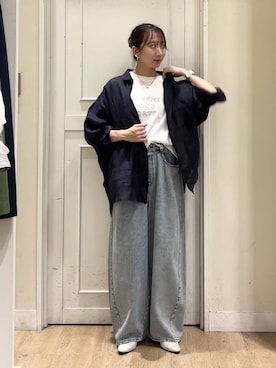 「studio CLIP（スタディオクリップ）のアイテム」を使った、さこ2442さん（レディース・161cm）の春コーディネート