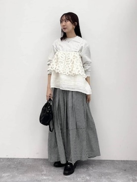 さこ2442さん（レディース・161cm）の春コーディネート