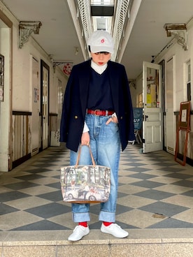 「CHAPS（チャップス）のアイテム」を使った、komkomyさん（レディース・151cm）の春コーディネート