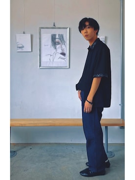 「BAYFLOW(BAYFLOW)」｜「アイテム（アクセサリー）」を使った、けるんさん（メンズ・176cm）の夏コーディネート