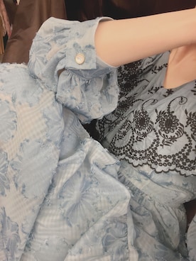 「blue」｜「アイテム（ワンピース）」を使った、Rinkaさん（レディース・165cm）の秋コーディネート