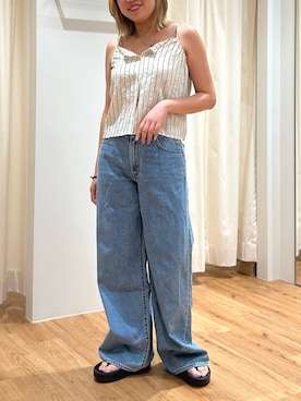 丸山彩也夏さん(レディース・161cm)の夏コーディネート